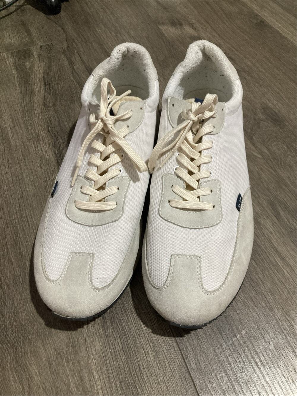 CLAE Sneakers Mens Size 13 White Canvas Cushioned Padded Comfort Casual